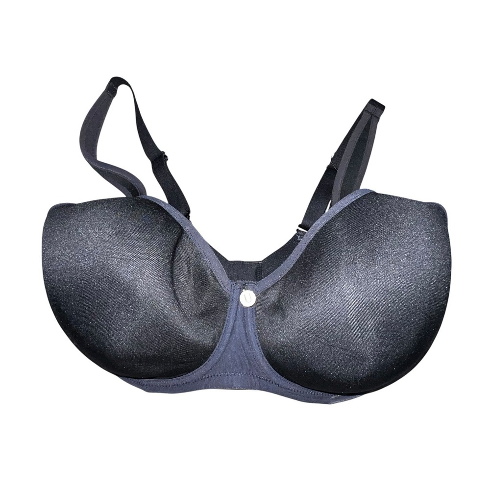 Understance 30DDD Symmetry‎ Bra Lightly Padded Demi Flexwire Black New